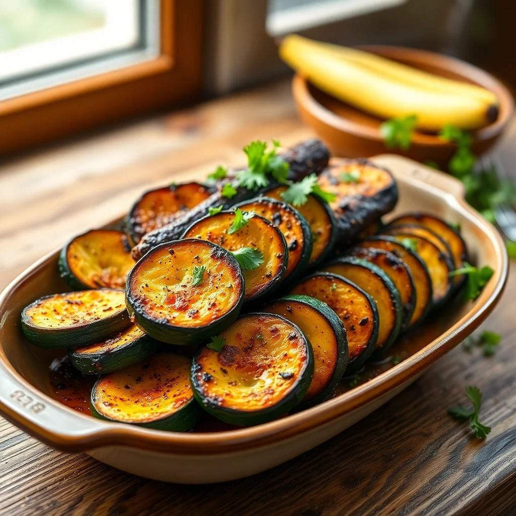 Courgettes rôties Chimichurri