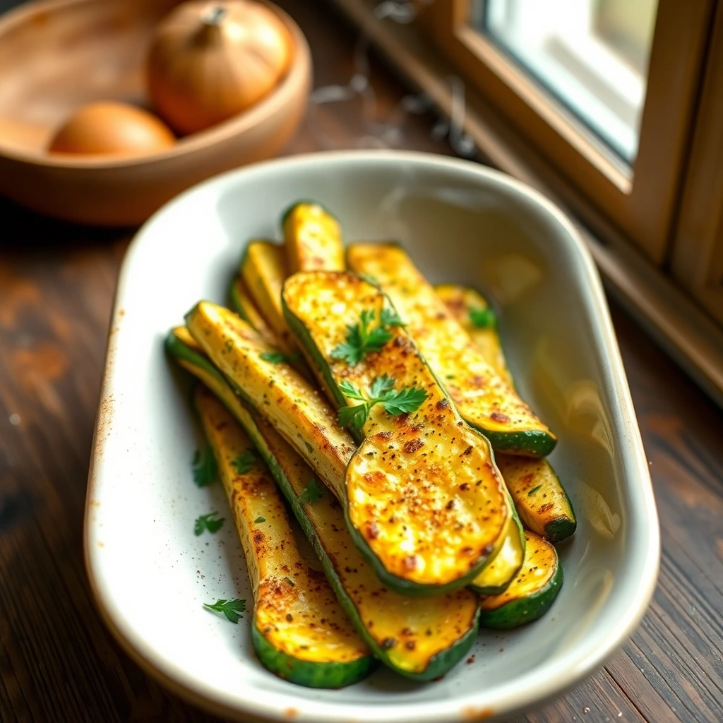 Courgettes rôties Citron & herbes