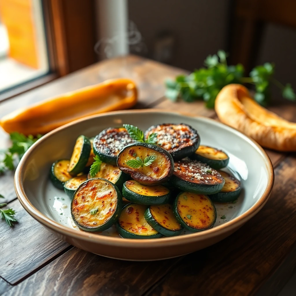Courgettes rôties Garam masala
