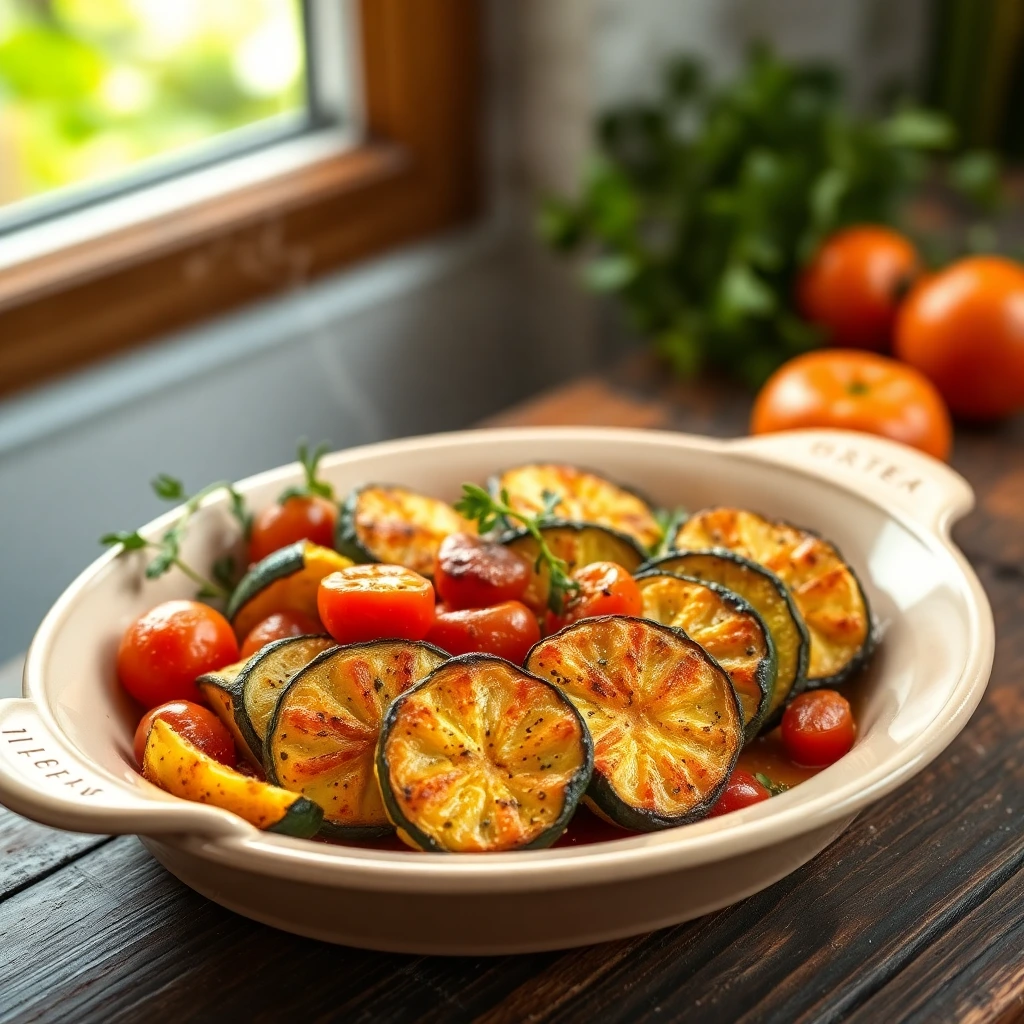 Courgettes rôties Méditerranéen