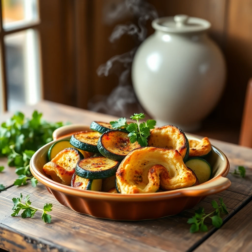 Courgettes rôties Pesto