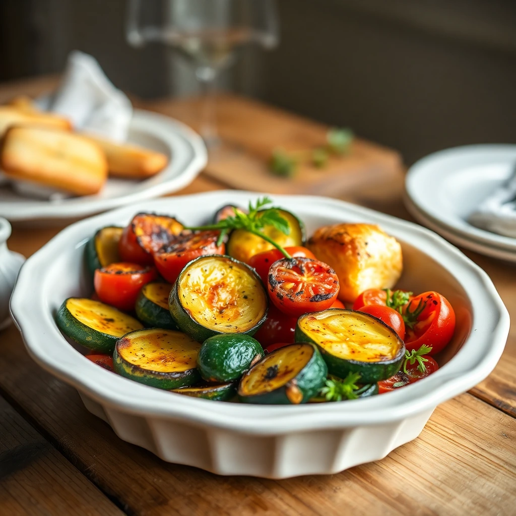 Courgettes rôties Provençal