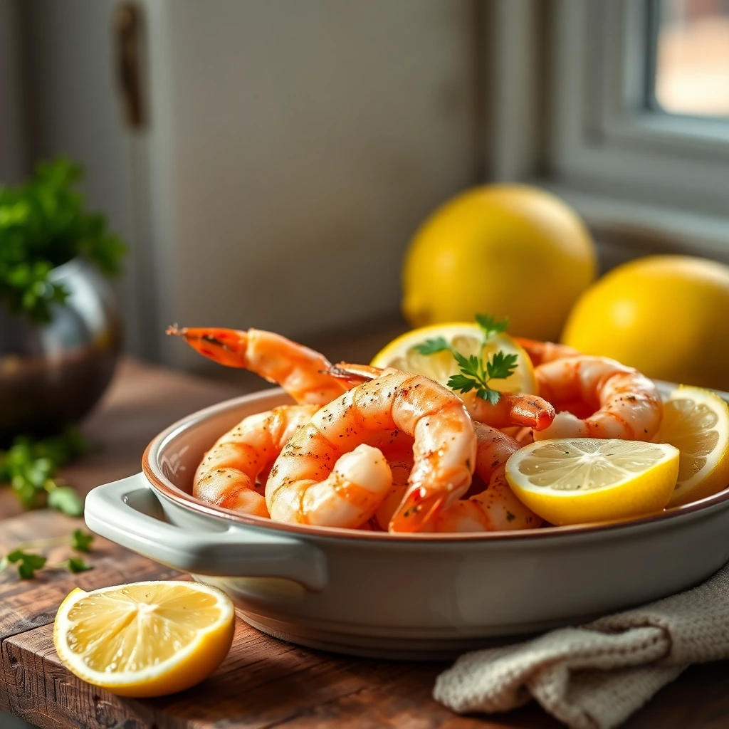 Crevettes Citron-poivre