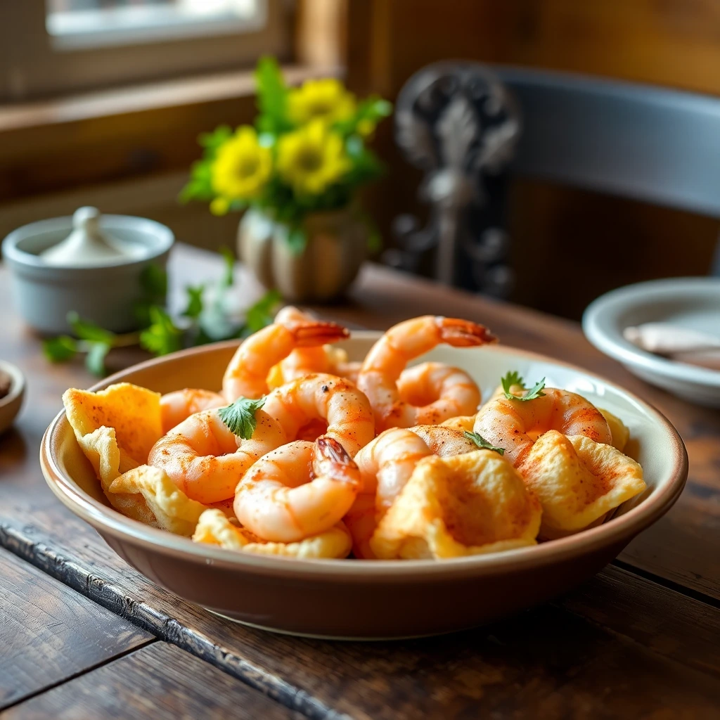 Crevettes Garam masala