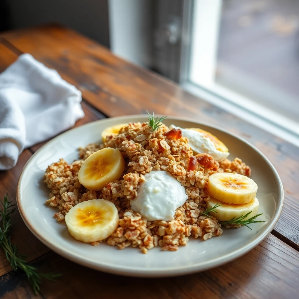 Crumble Banane