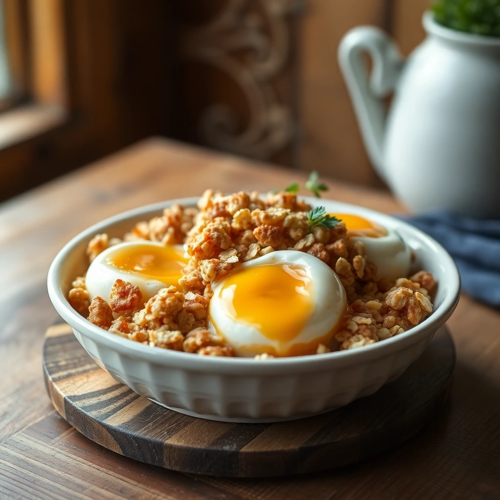 Crumble Caramel léger