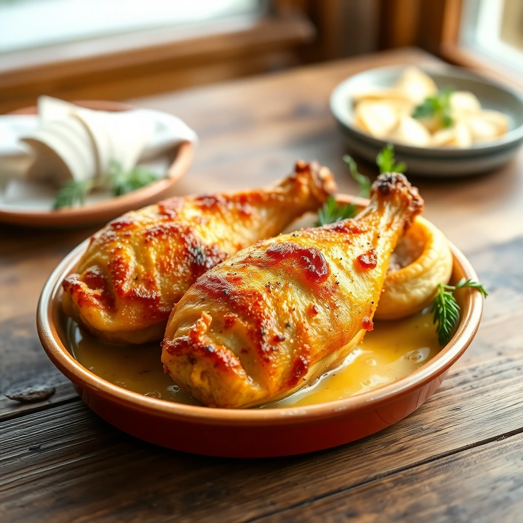Cuisses de poulet Ail & parmesan