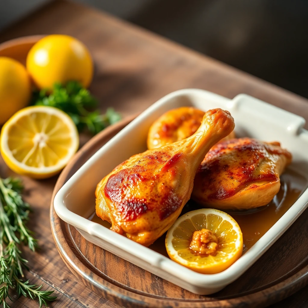 Cuisses de poulet Citron-poivre