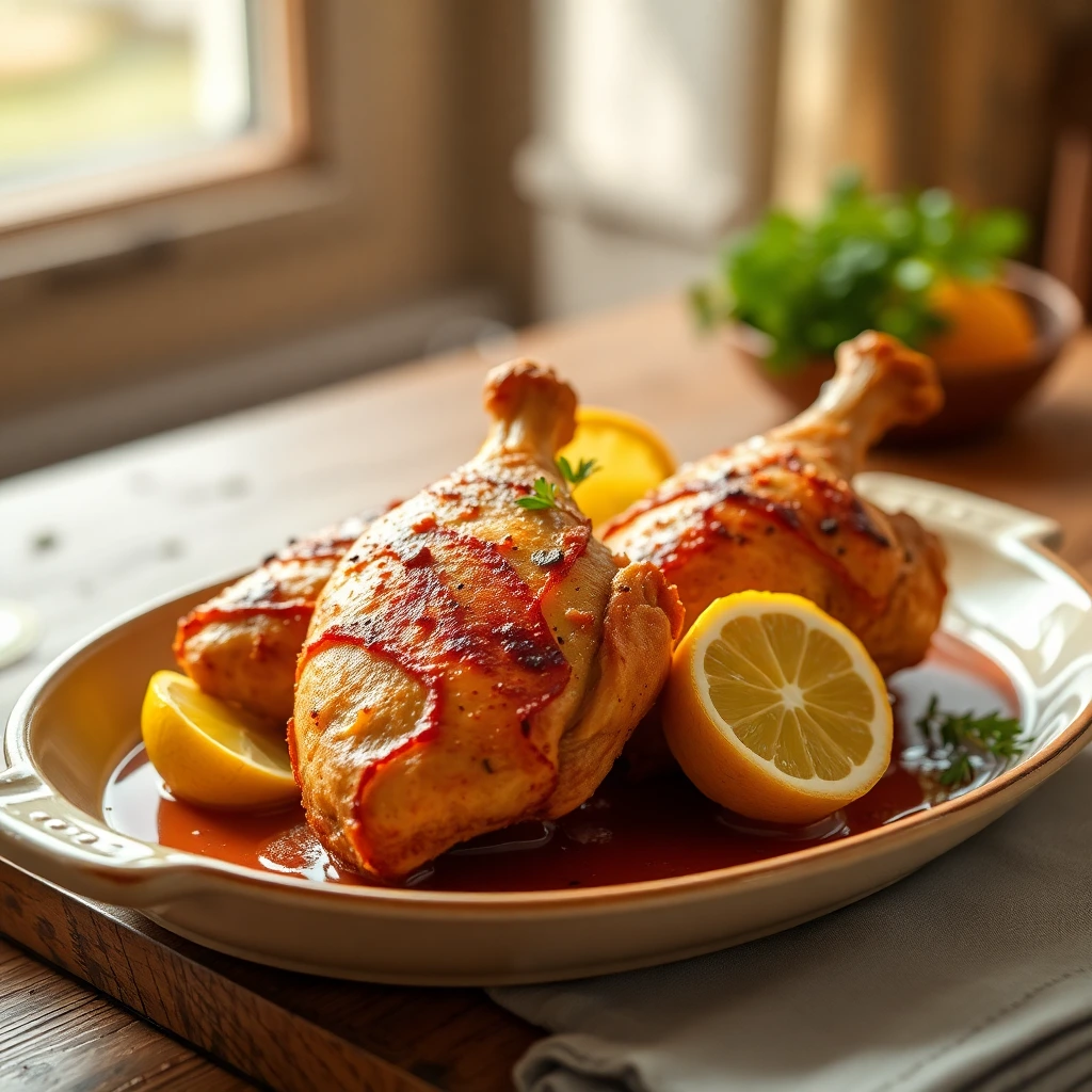 Cuisses de poulet Citron vert & coriandre
