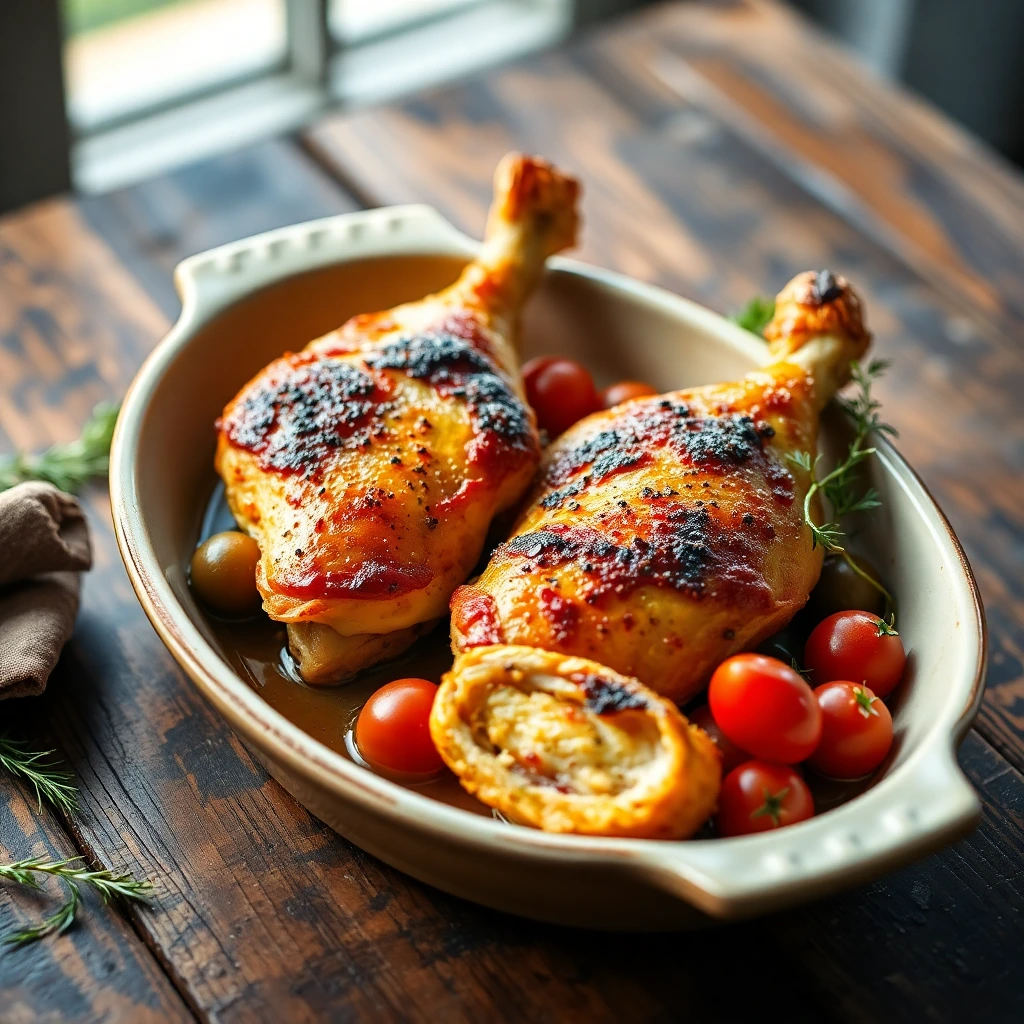 Cuisses de poulet Méditerranéen