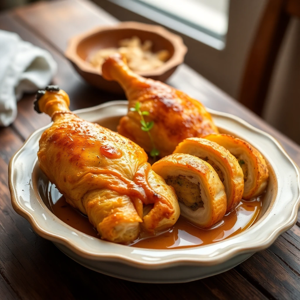 Cuisses de poulet Miel-moutarde