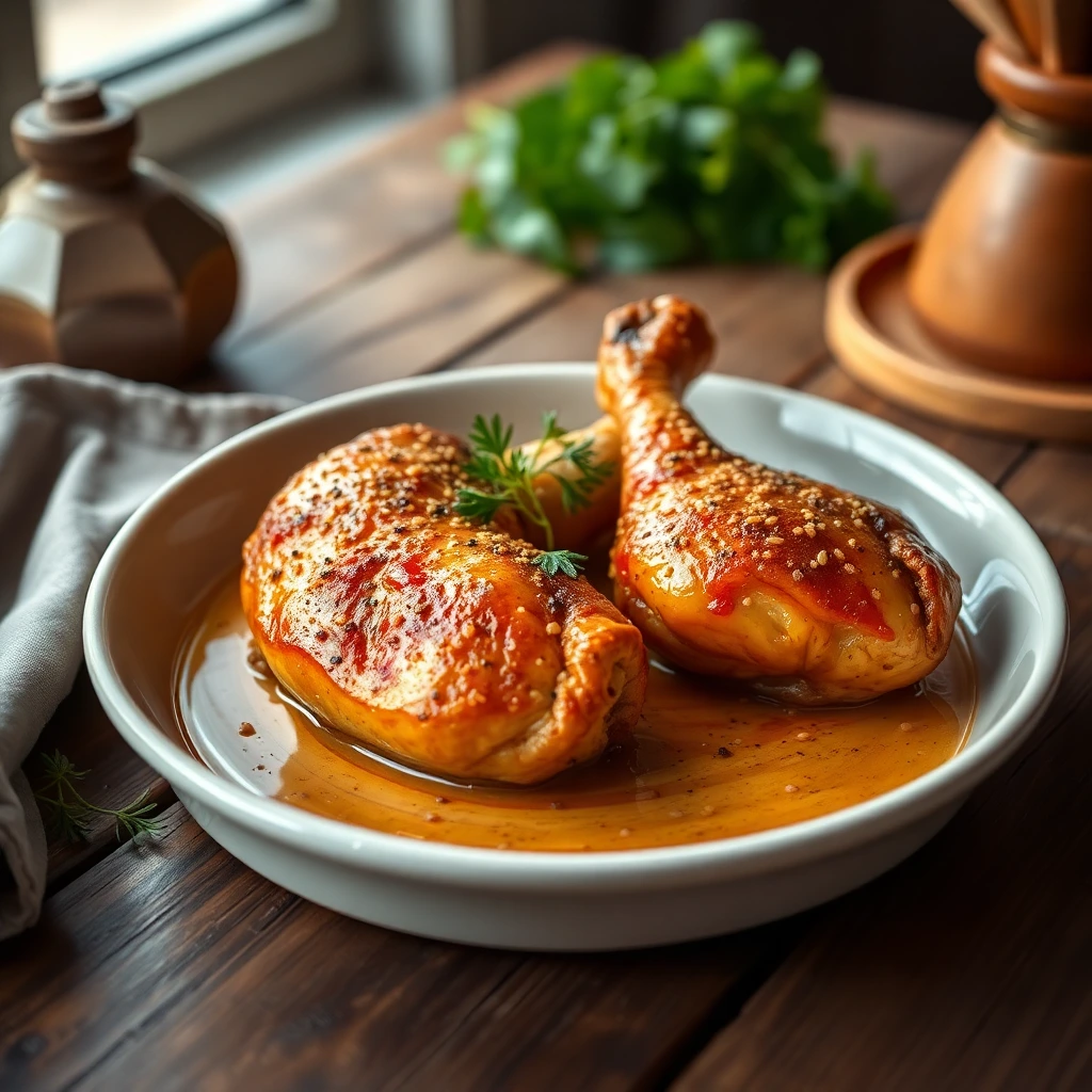 Cuisses de poulet Sésame-soja