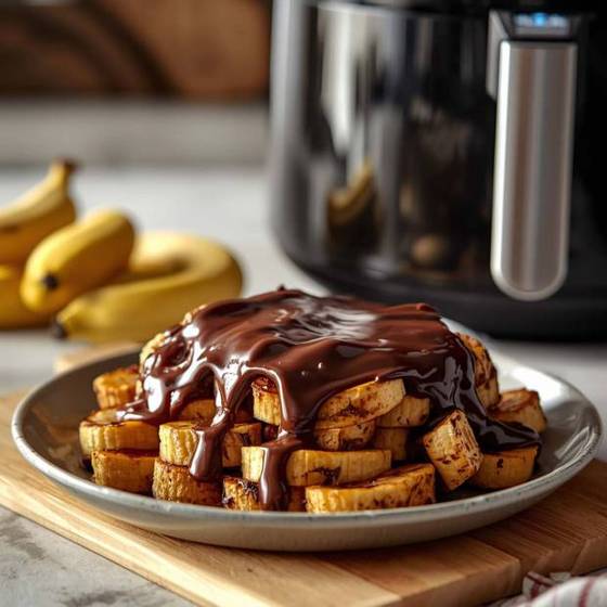 Bananes rôties au chocolat