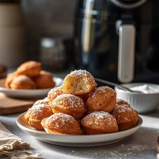 Beignets au sucre de coco