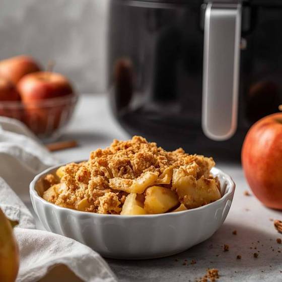 Crumble pommes & cannelle