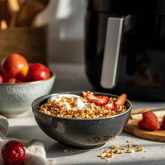 Granola croustillant au miel