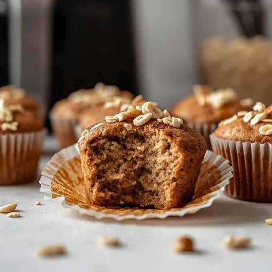 Muffins banane & avoine