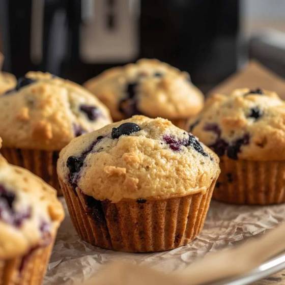 Muffins aux myrtilles