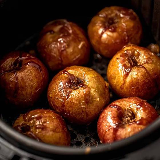 Pommes rôties miel & cannelle