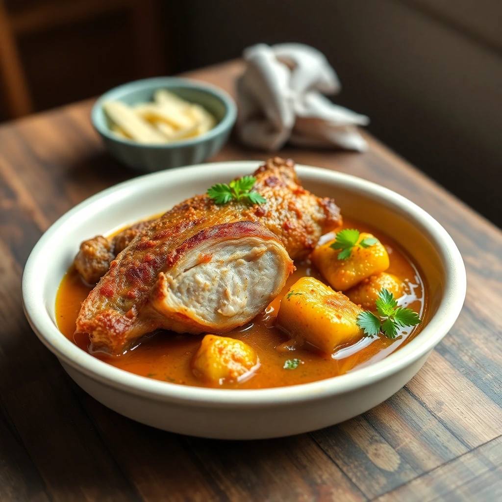 Émincé de porc Curry rouge thaï