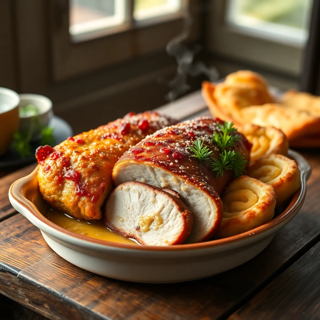 Émincé de porc Miel-moutarde