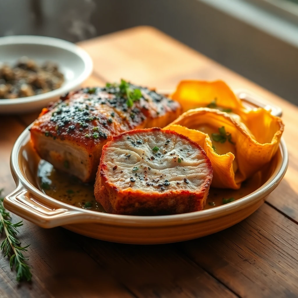 Émincé de porc Zaatar