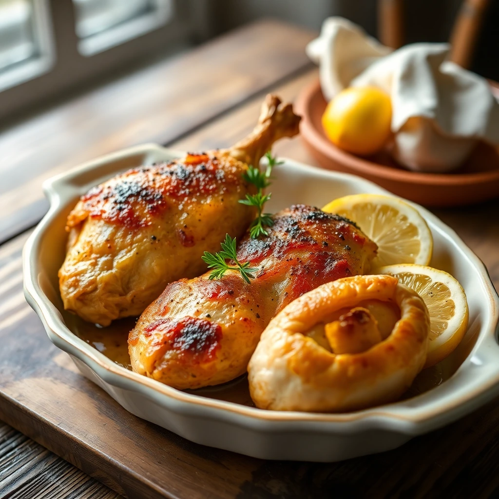 Émincé de poulet Citron-poivre