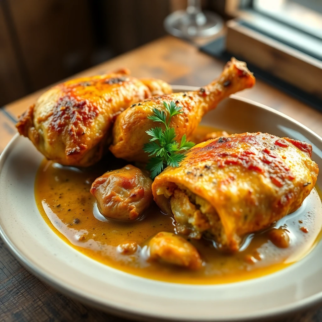 Émincé de poulet Curry-coco