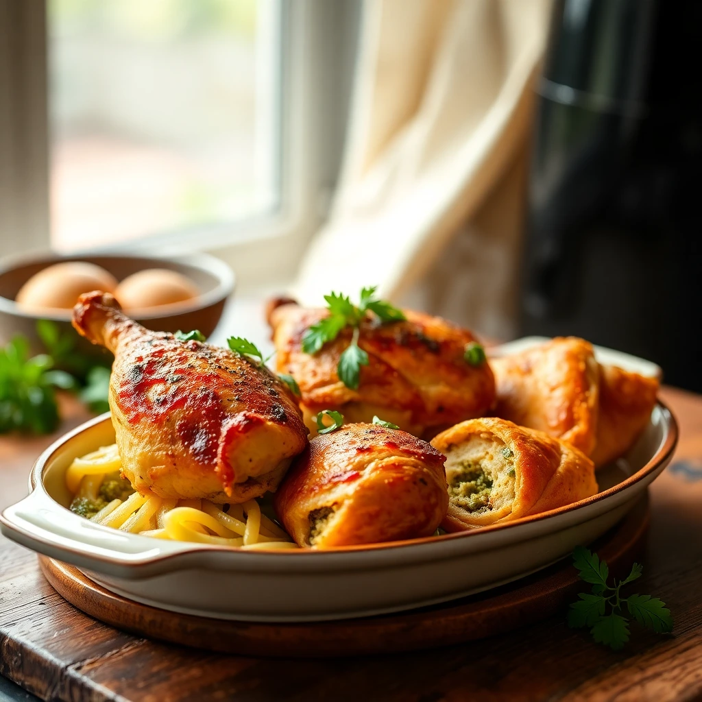 Émincé de poulet Pesto