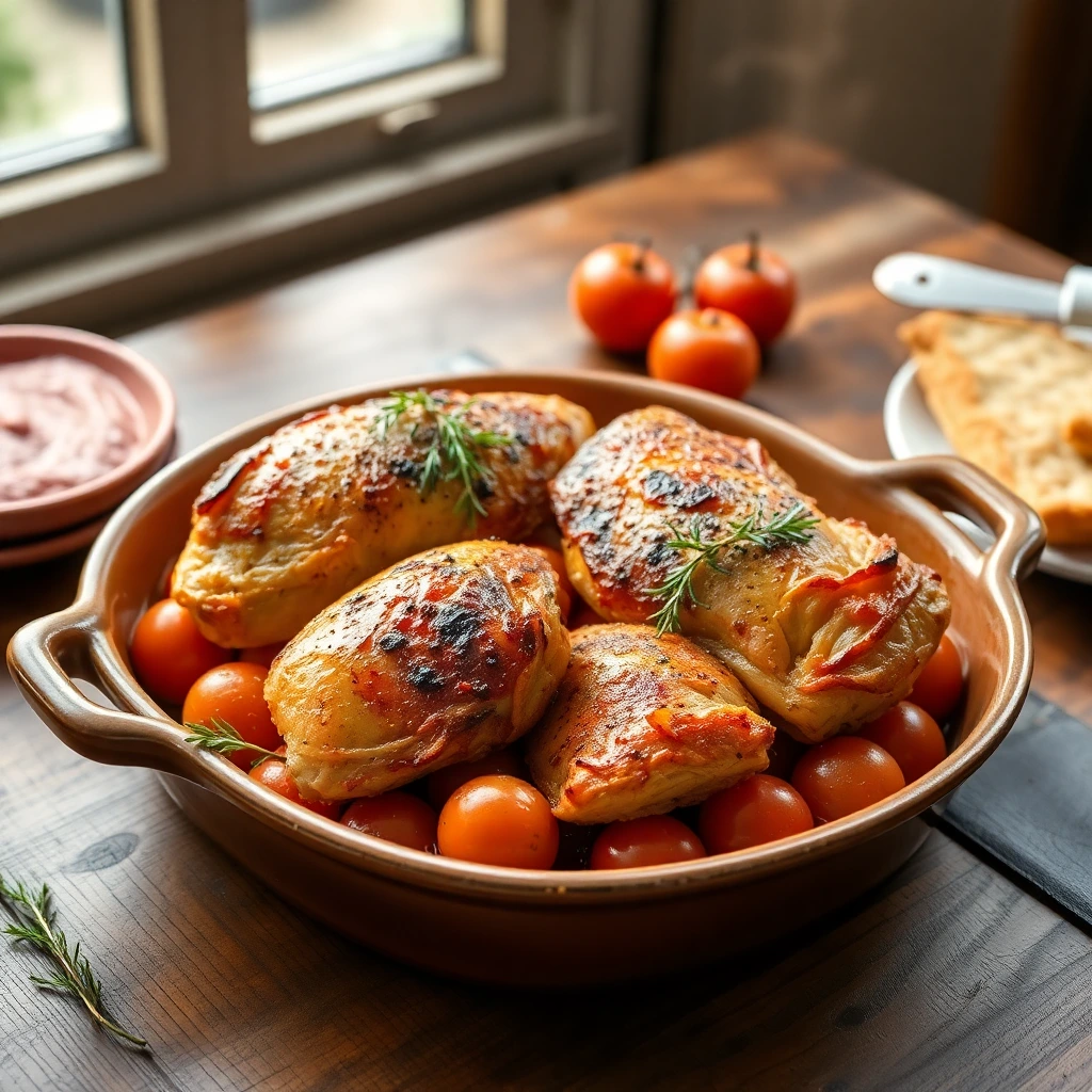 Émincé de poulet Provençal
