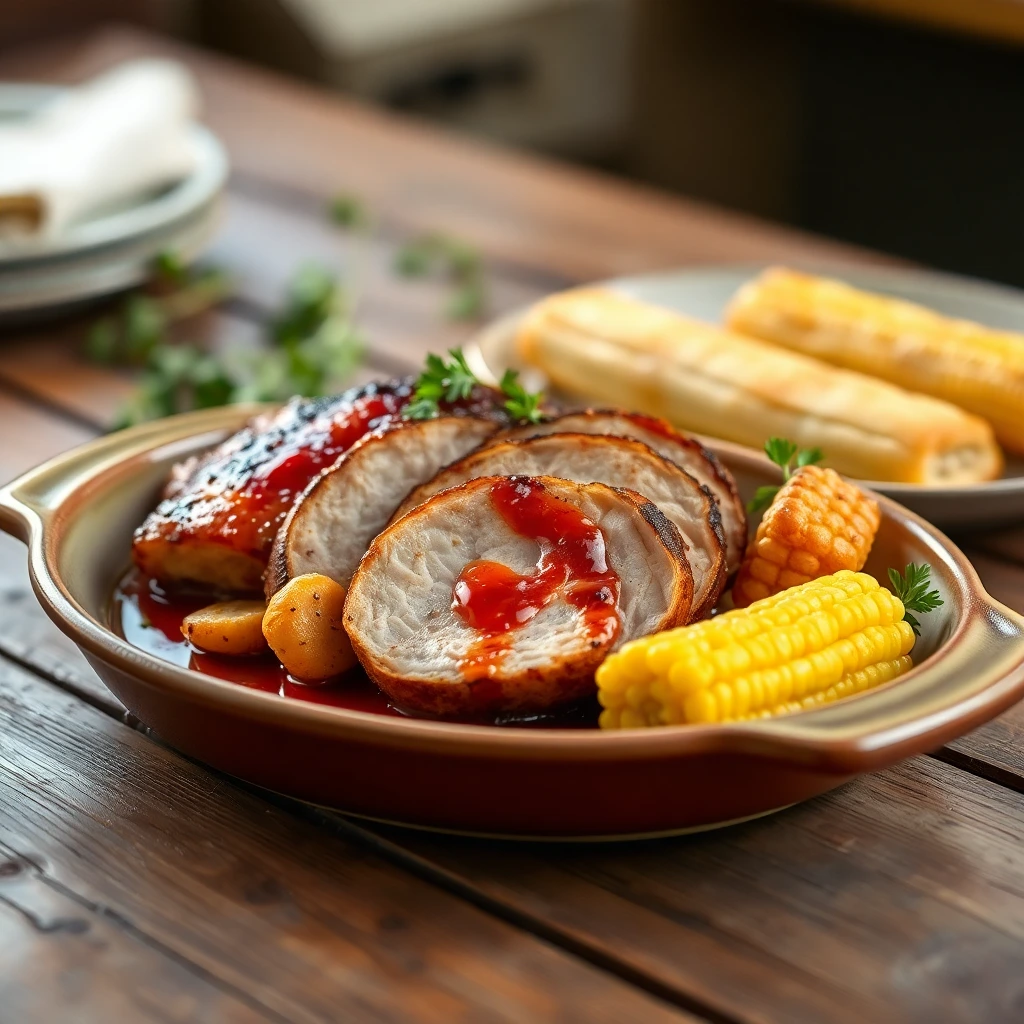 Escalope de dinde BBQ fumé