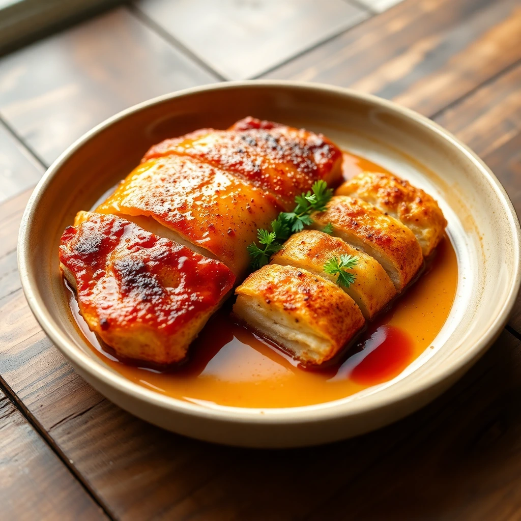 Escalope de dinde Coréen gochujang