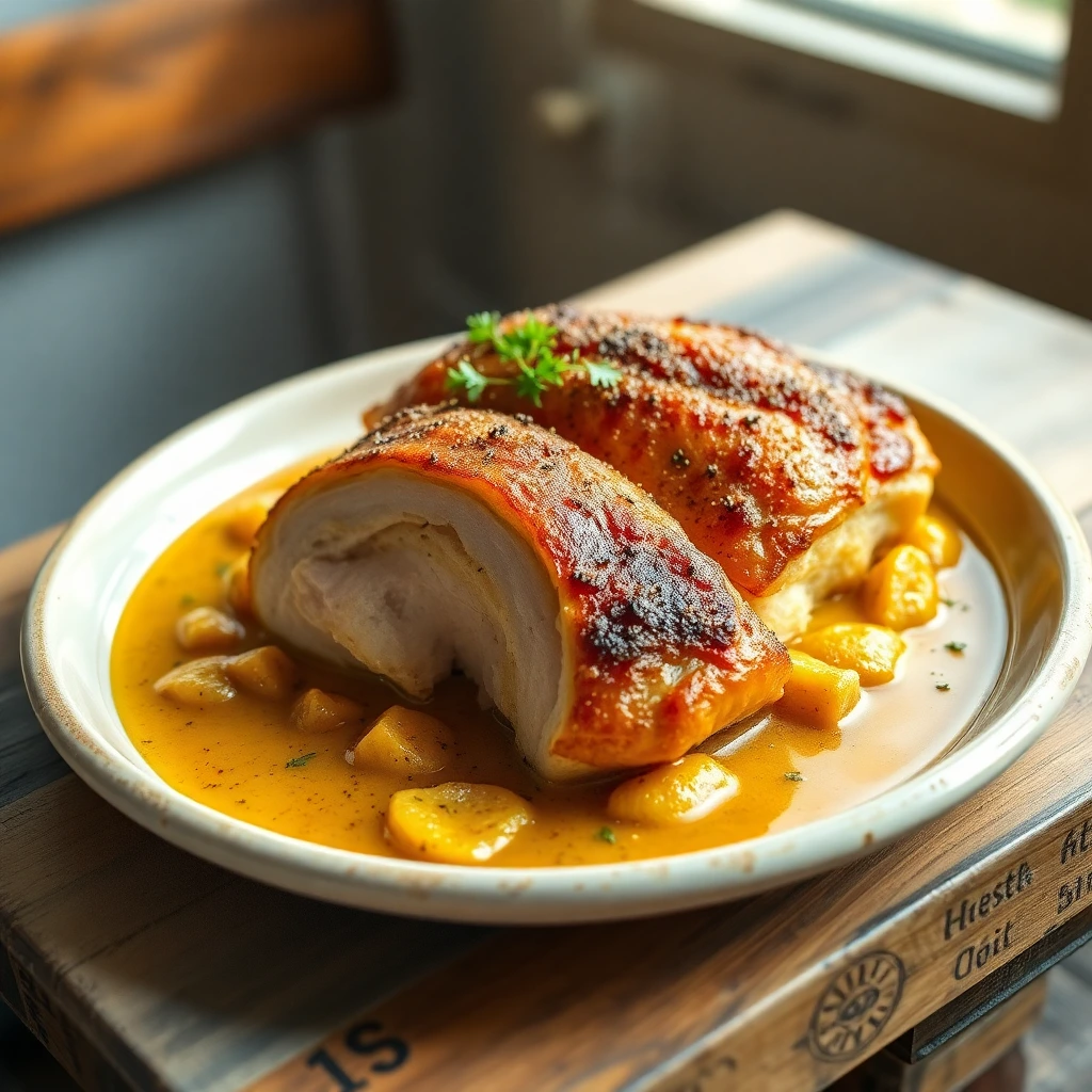 Escalope de dinde Curry-coco