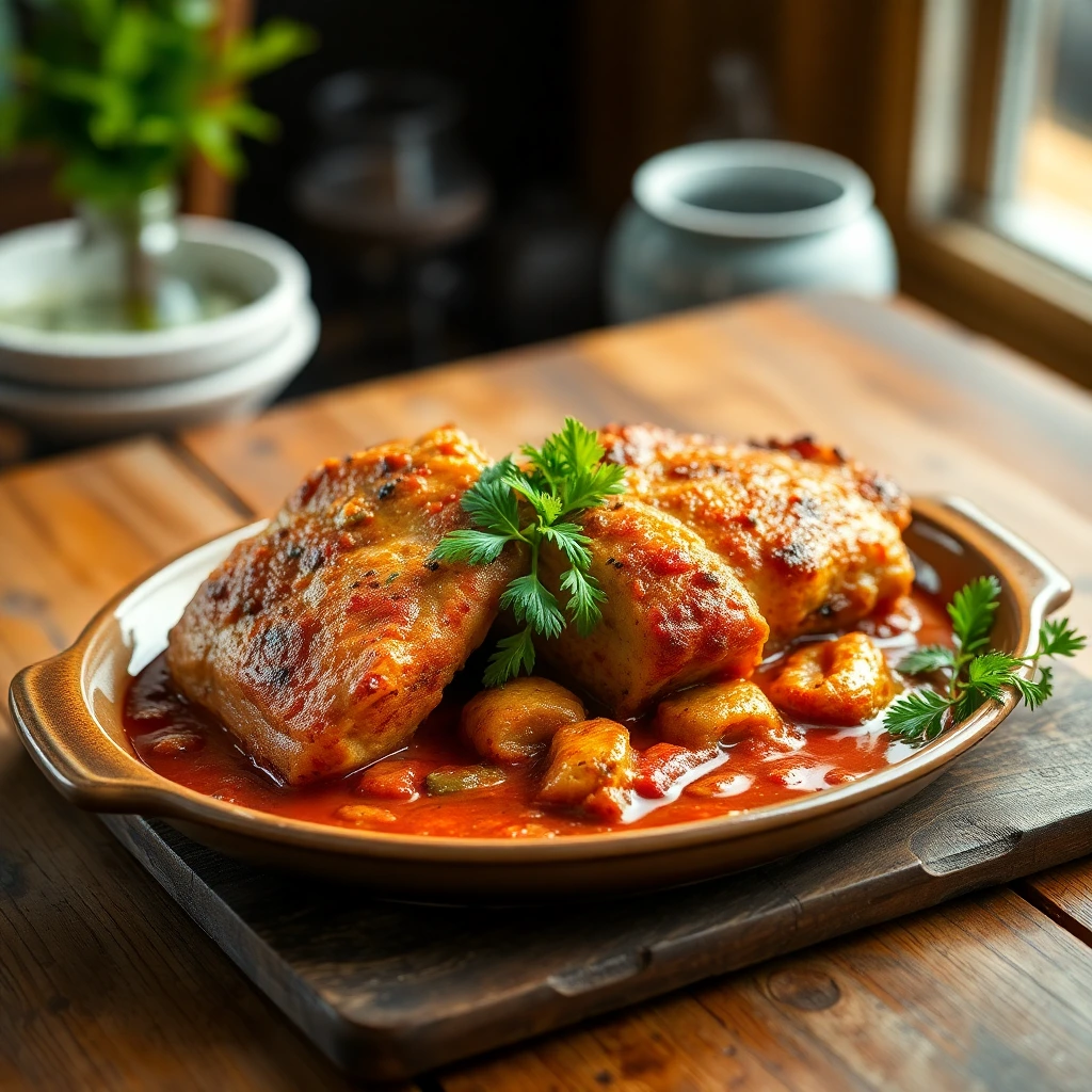 Escalope de dinde Curry rouge thaï