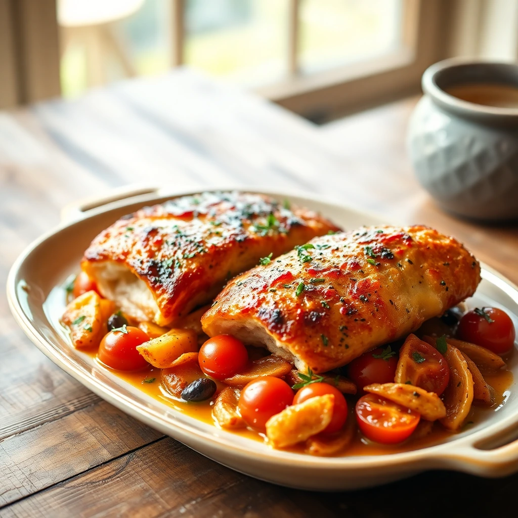 Escalope de dinde Méditerranéen