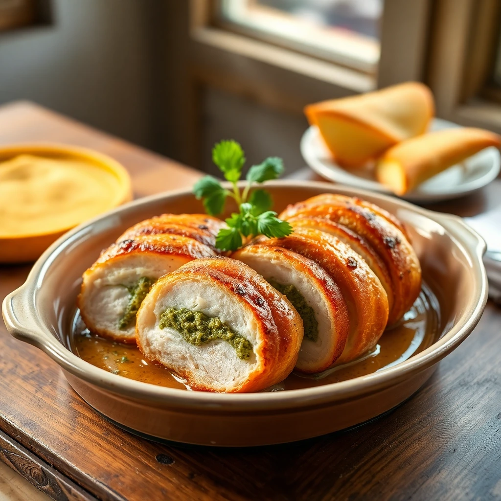 Escalope de dinde Pesto