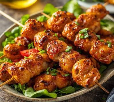 Brochettes de poulet