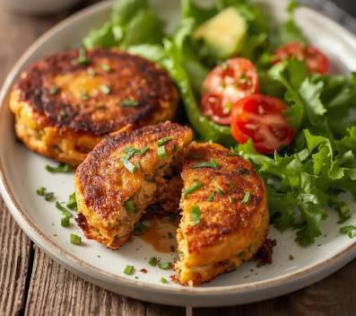 Galettes de légumes façon croque végé