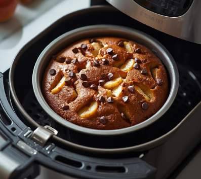 Gâteau pommes & chocolat fondant