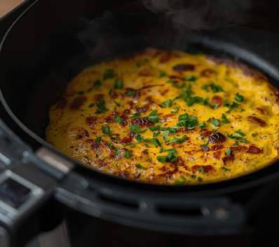 Omelette du soir aux légumes moelleuse