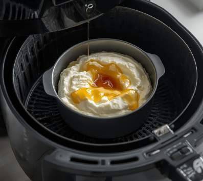 Ricotta rôtie au miel & thym