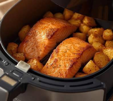 Saumon & pommes de terre tout-en-un