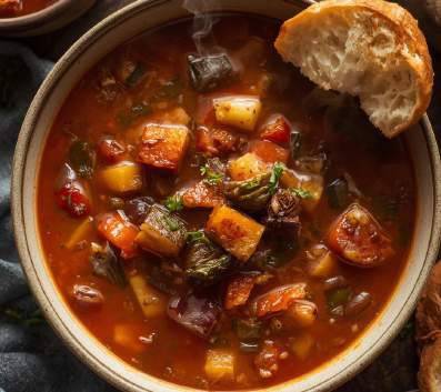 Soupe épaisse de légumes