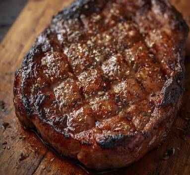 Steak haché juteux