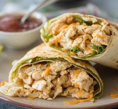 Wrap thon-fromage croustillant
