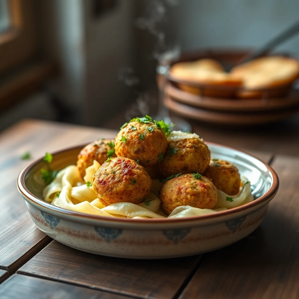 Falafels Ail & parmesan