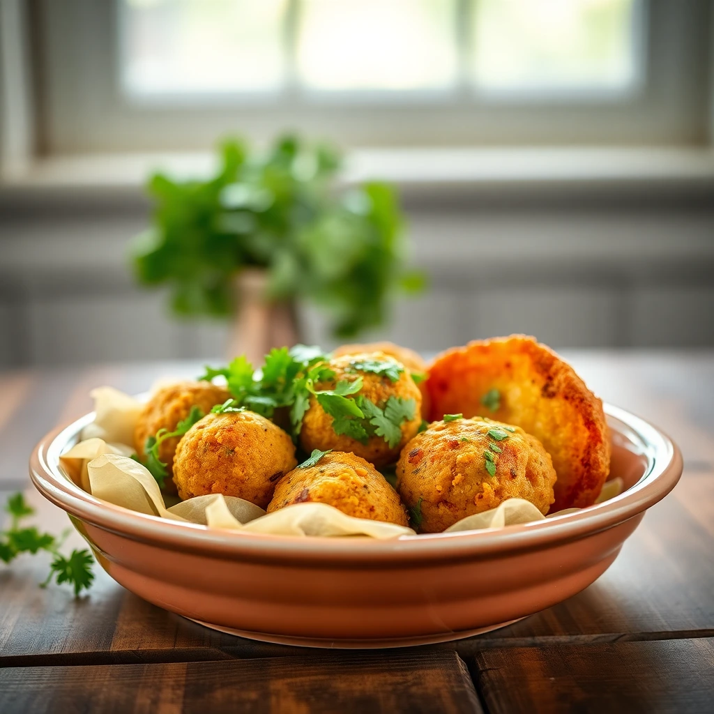 Falafels Chimichurri