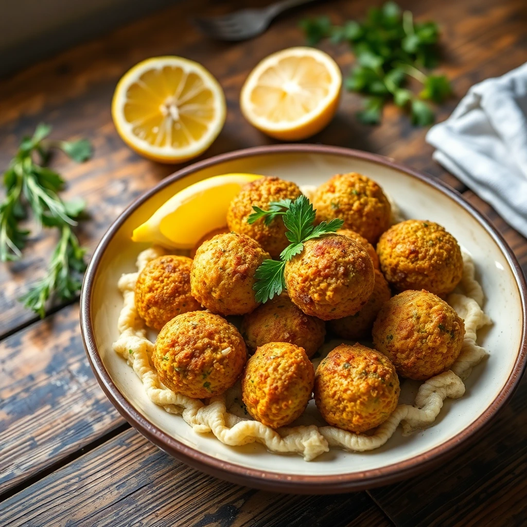 Falafels Citron & herbes