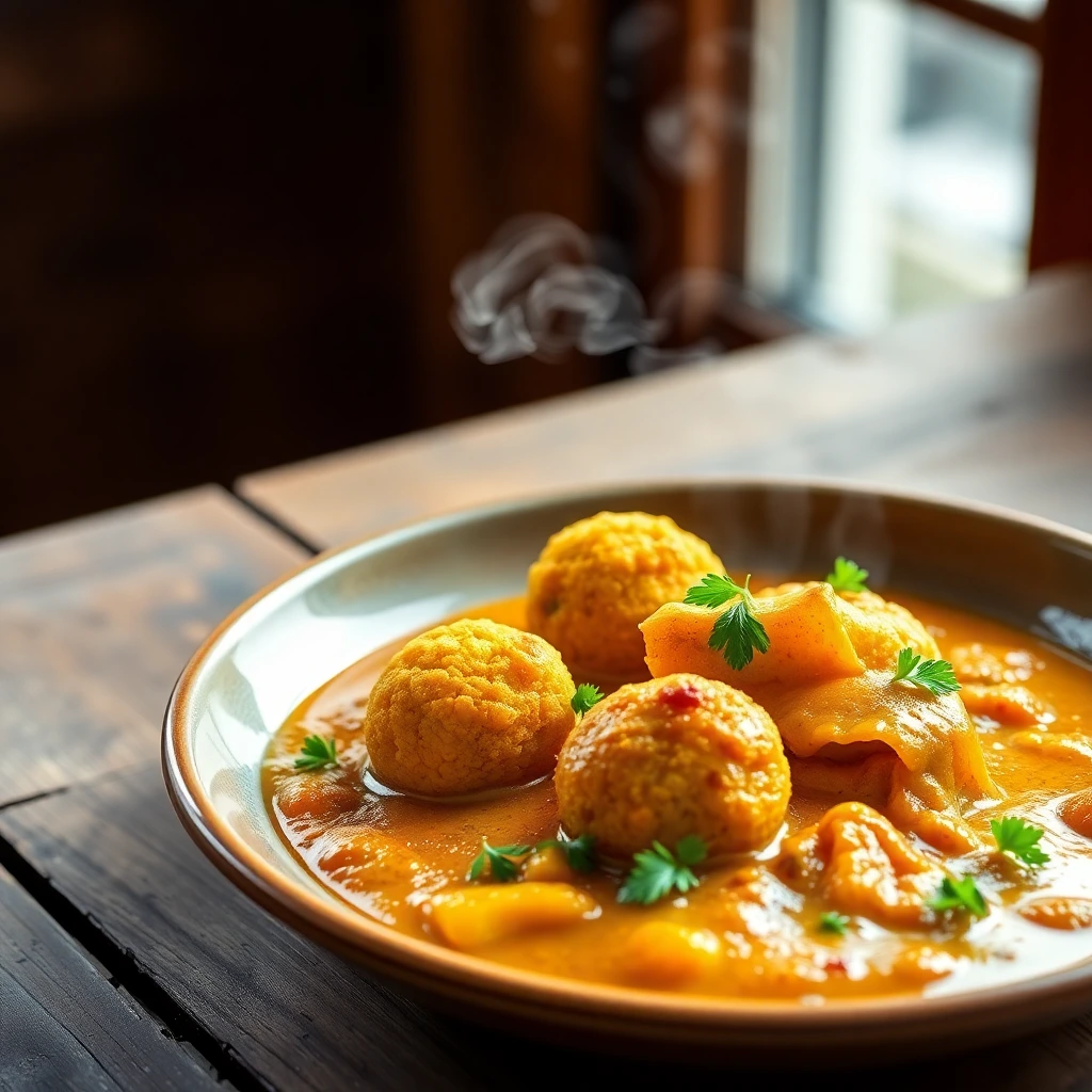 Falafels Curry-coco