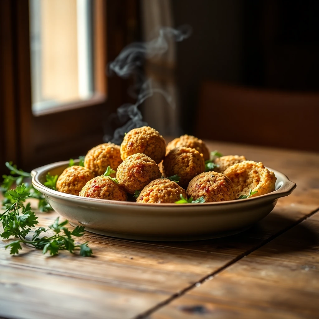 Falafels Miel-moutarde